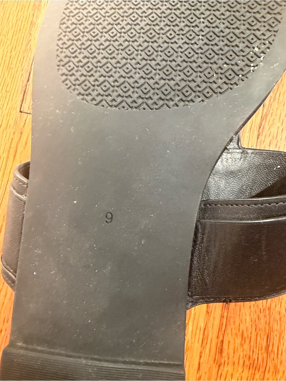 Tory Burch Marsden Black Flat Thong Sandals - Picture 6 of 6